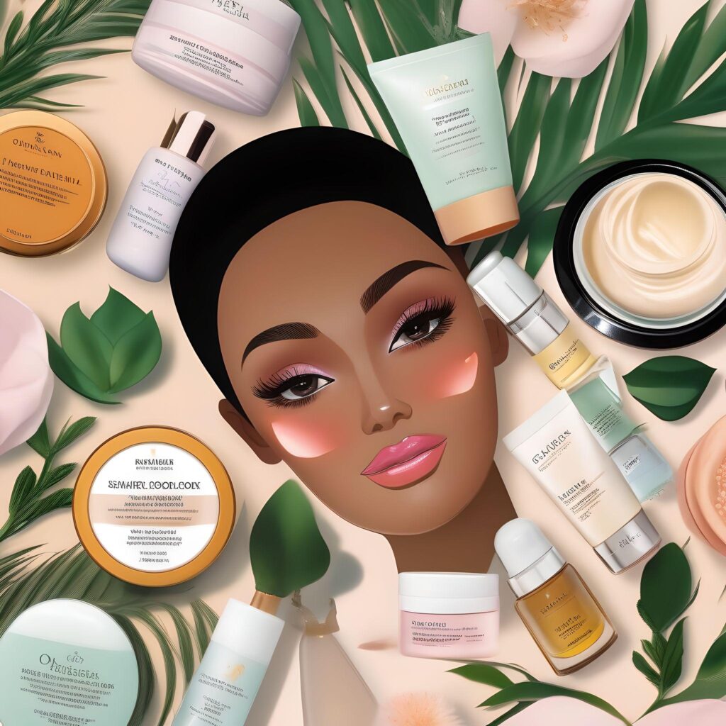 Ilustrasi skincare malam hari (Fotor)