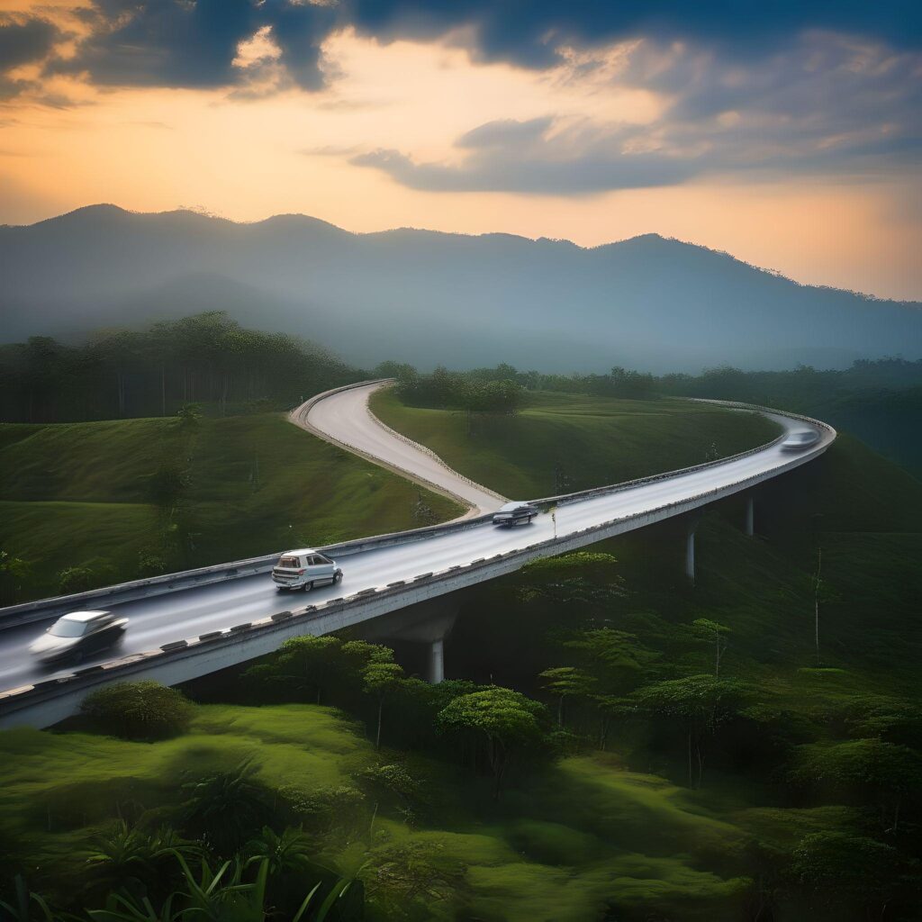 Ilustrasi Liburan ke Puncak